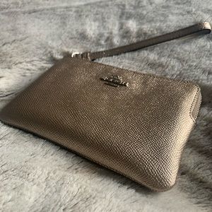Coach Metallic Wristlet NEW
